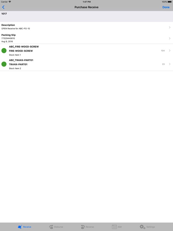 Screenshot #6 pour Go 11.0 Receiving