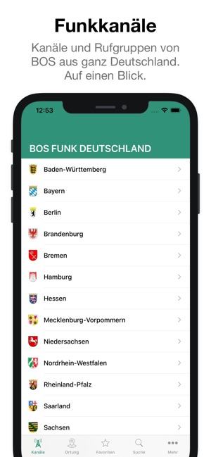 BOS Funk Deutschland im App Store