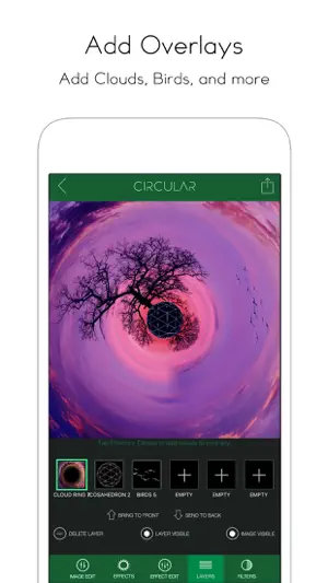 Circular Tiny Planet Editor screenshot 3