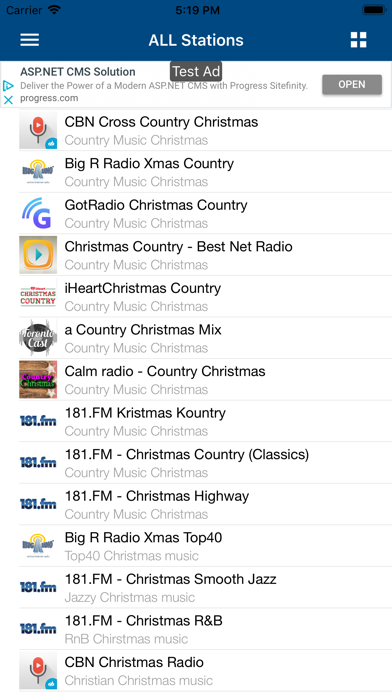 Christmas RADIO Screenshot