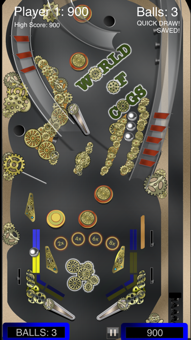 Screenshot #1 pour Steampunk Pinball - Cogs