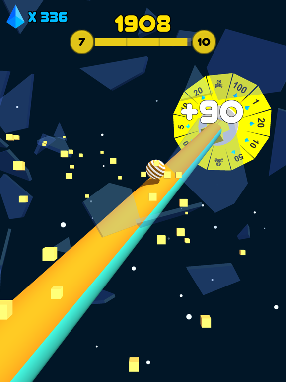 Screenshot #6 pour Color Dodge Crush Rolling Road