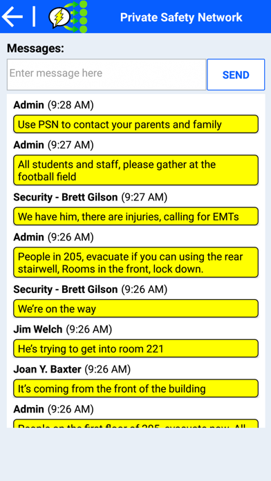 Private Safety Network Screenshot