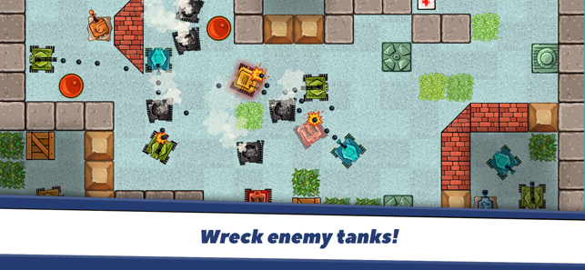 Awesome Tanks, game for IOS