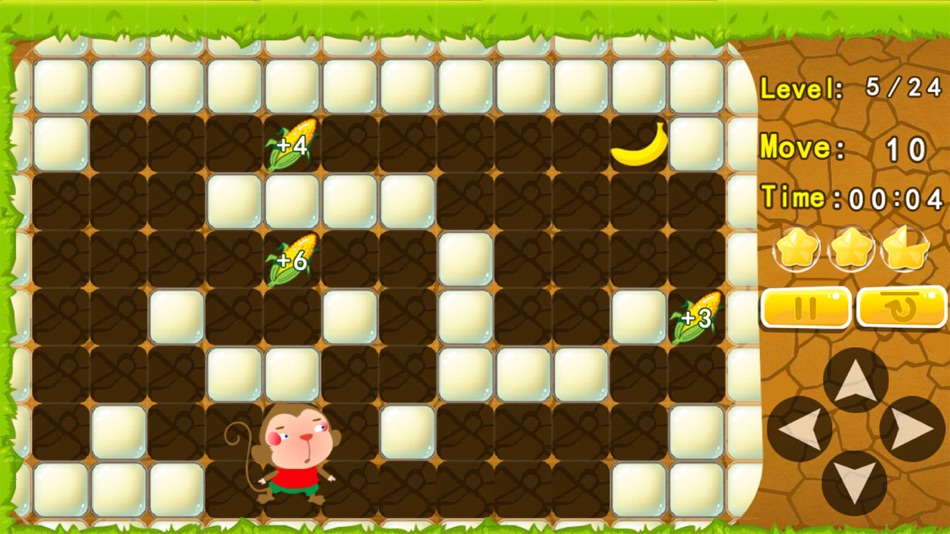 #3. Monkey find the way to bananas (iOS) 由: Wai Chin Ng