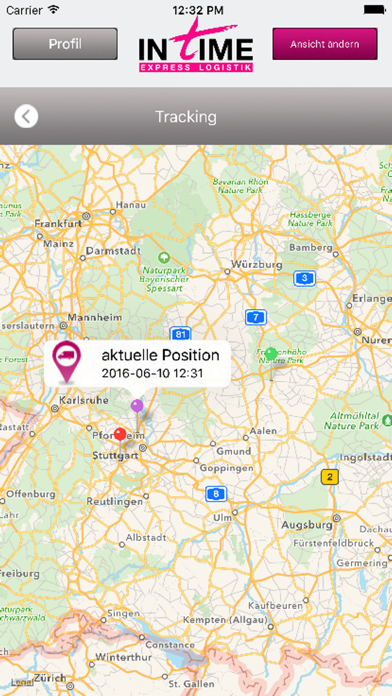 inTime Express Logistik Screenshot