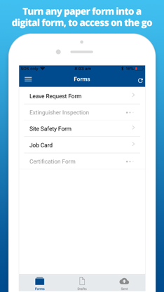 simPRO eForms screenshot 2