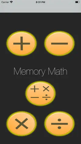 Game screenshot Memory Math: +, -, x, / mod apk