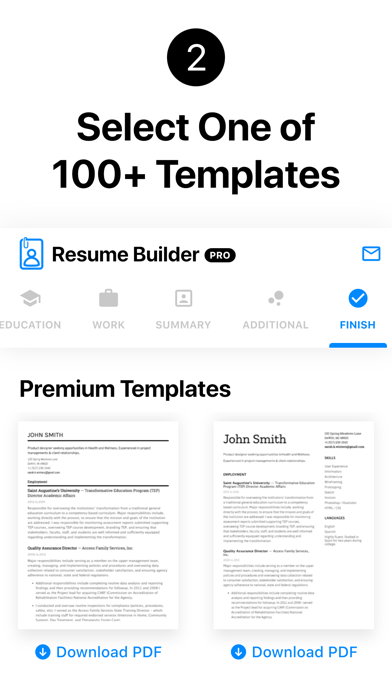 Resume Builder+ Professional Screenshot