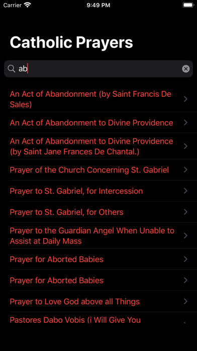 Catholic Prayers : Offline Screenshot