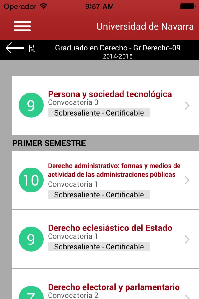 Universidad de Navarra - Notas screenshot 4