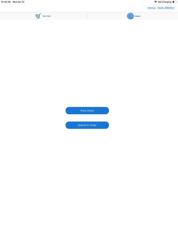 TriMedOrdering iPad screenshot 2 - Business app