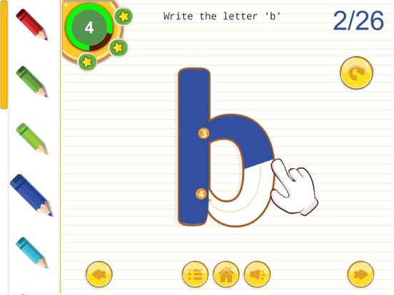 Easy Alphabet Tracing iPad screenshot 5 - Education app