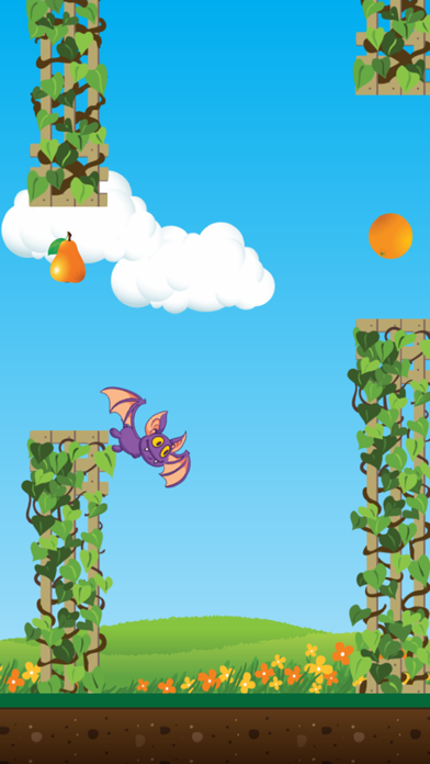 Flappy Fruit Bat Gameのおすすめ画像2