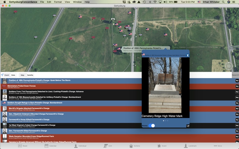 gettysburg concordance iphone screenshot 2