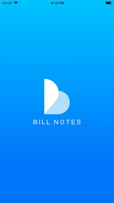 Screenshot #1 pour Bill Notes