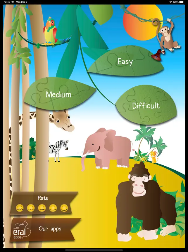 Screenshot 5 Animales en Puzle: La Selva iphone