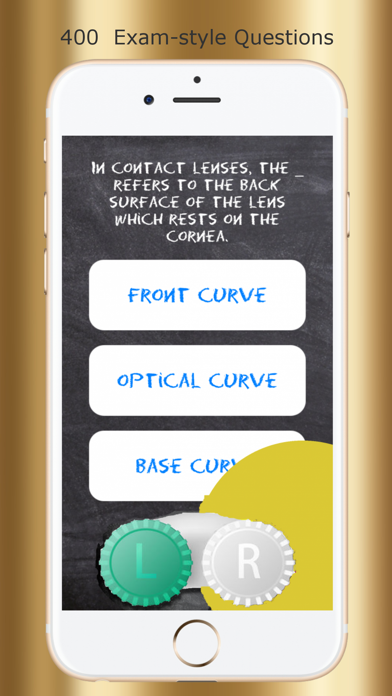 OptiQuiz Contact Lens Screenshot