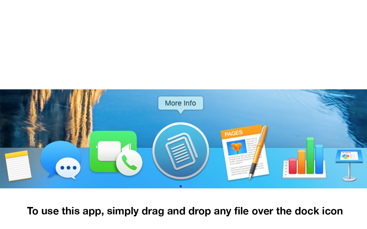 Screenshot do app More Info - File Checksums