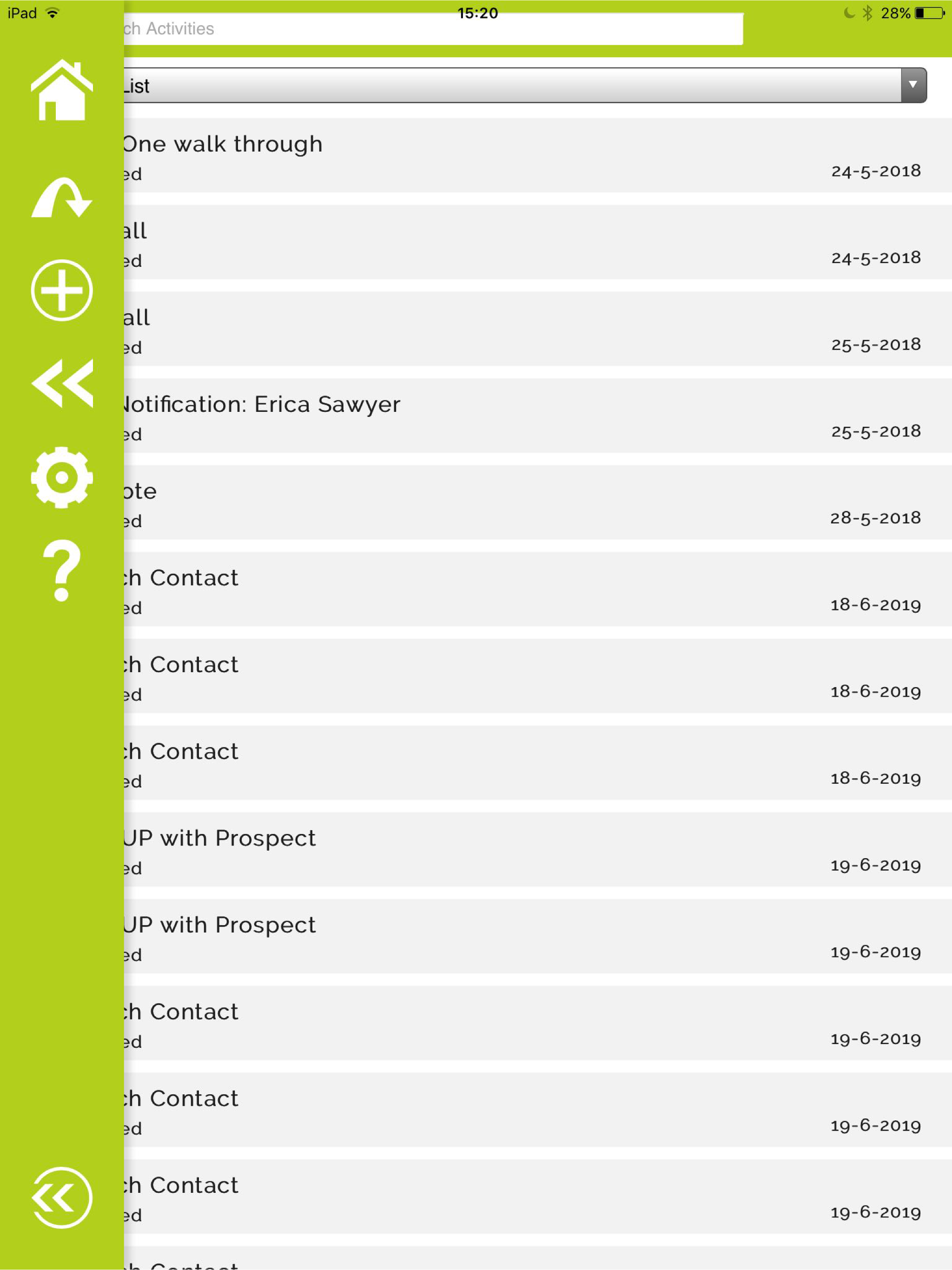OpenCRM screenshot 12
