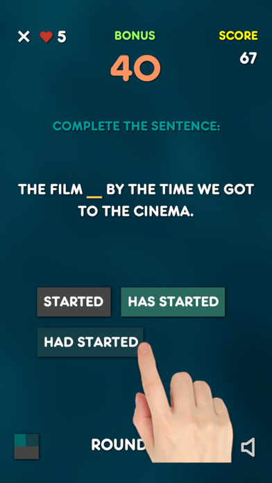 Past Tenses - Grammar Test Screenshot 4