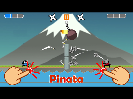 Jumping Ninja Party 2 Player iPad screenshot 7 - Games app