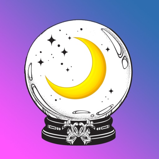 Tarot Card Reading Moon Witch icon