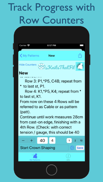 KnitsThatFit Hats Screenshot