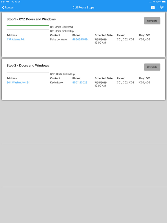FeneTech Delivery iPad screenshot 3 - Business app