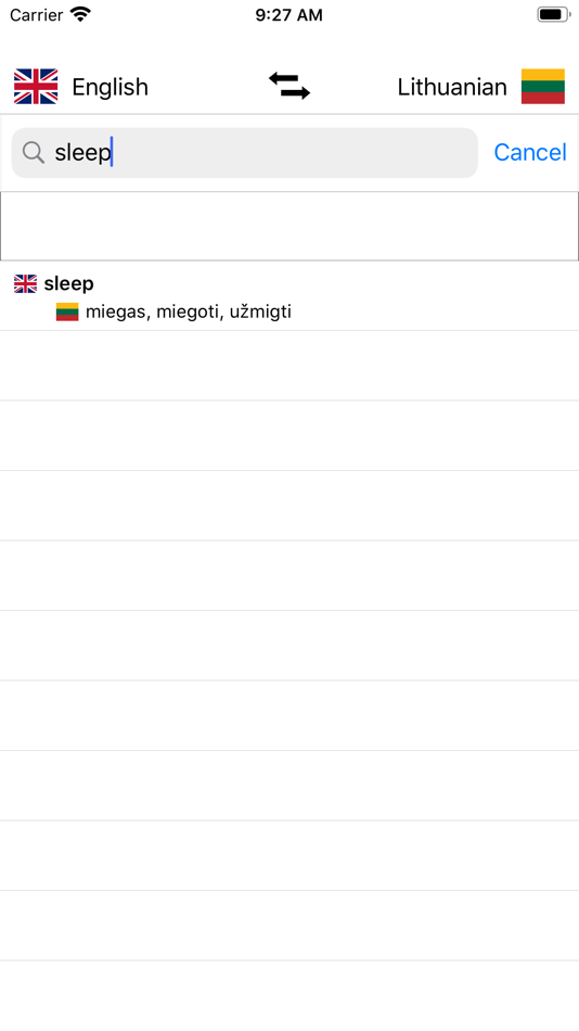 #3. Lithuanian-English Dictionary (iOS) 来自: FB PUBLISHING LLC