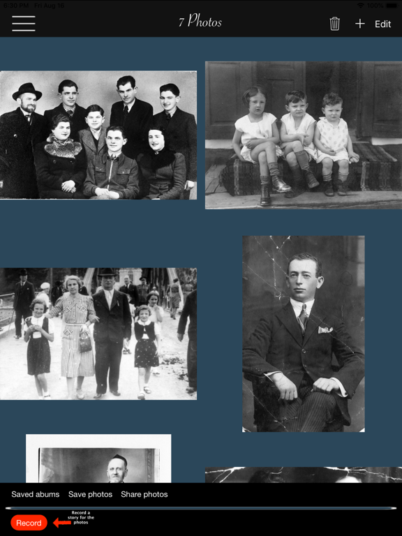 The Story Album iPad screenshot 4 - Photo & Video app