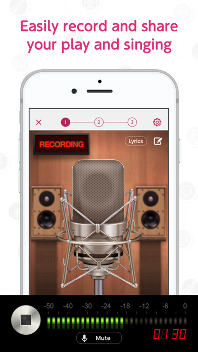 Screenshot #1 pour nana - Record your music, sing