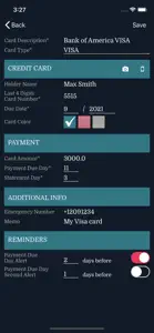 Credit Card Expenses Manager screenshot #3 for iPhone