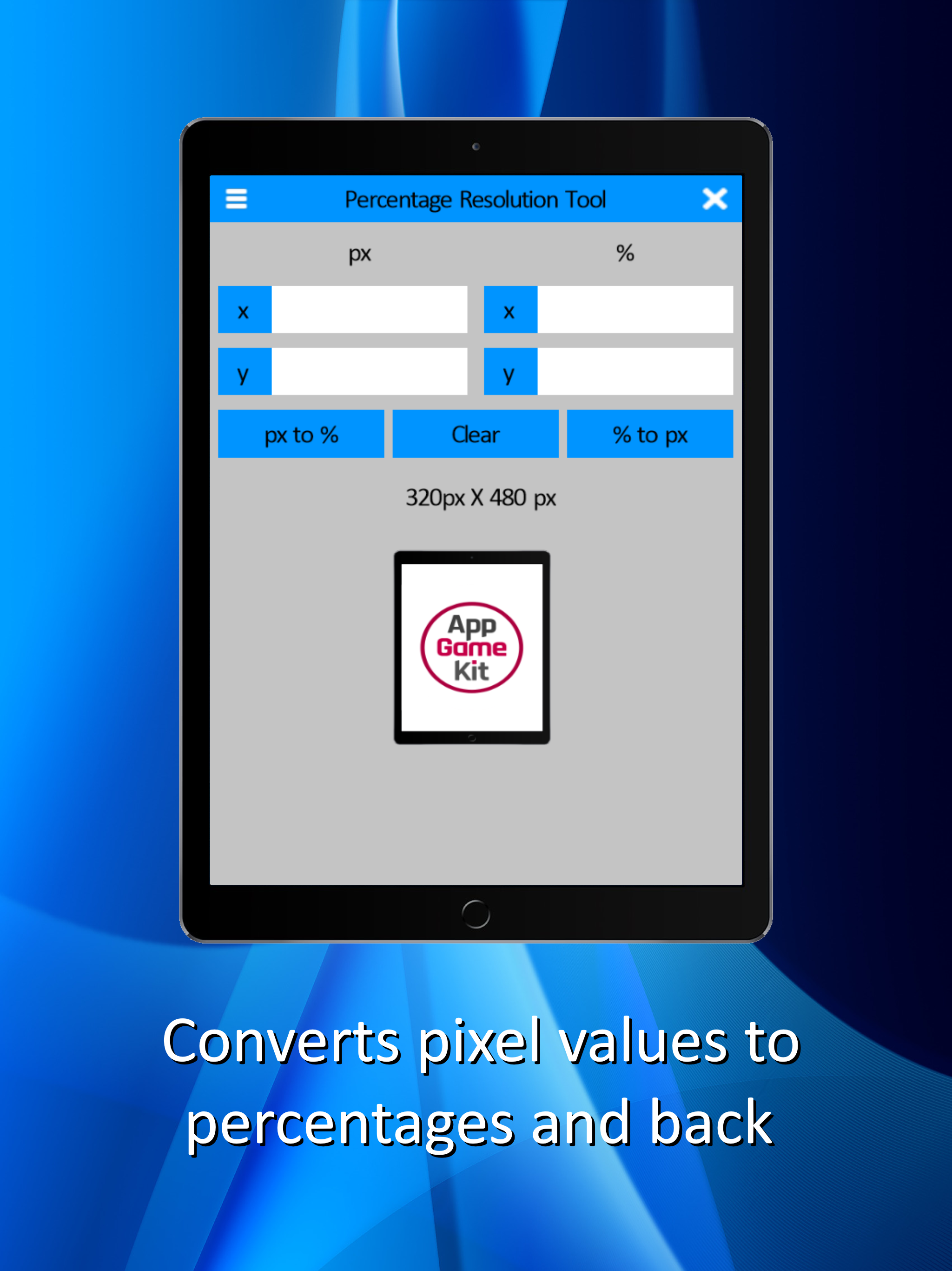 Percentage Resolution Tool