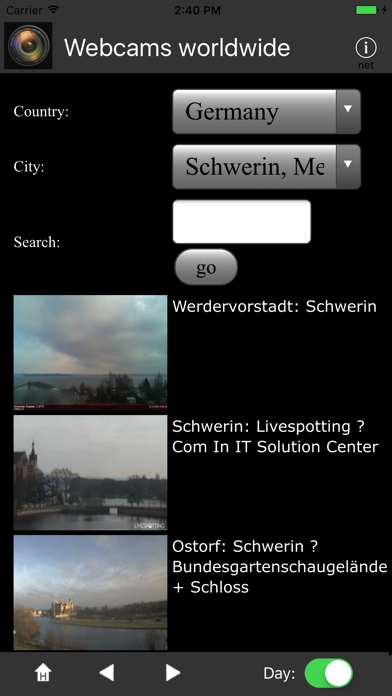Screenshot #3 pour Webcams worldwide