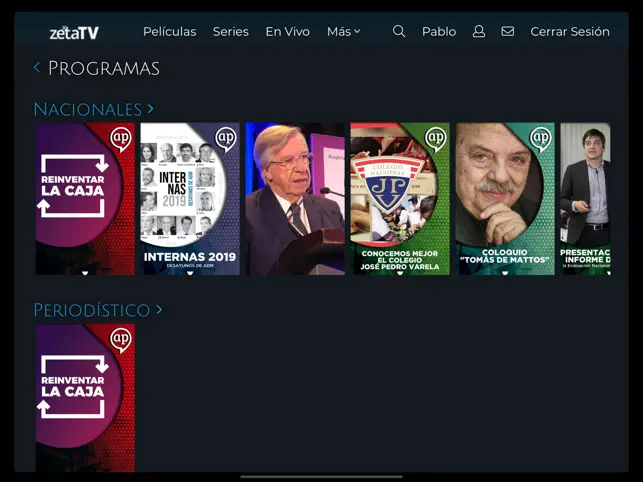 Captura de Pantalla 4 ZetaTV Play iphone