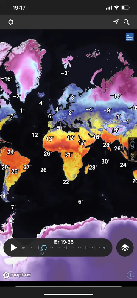 Storm Radar: Väderkarta