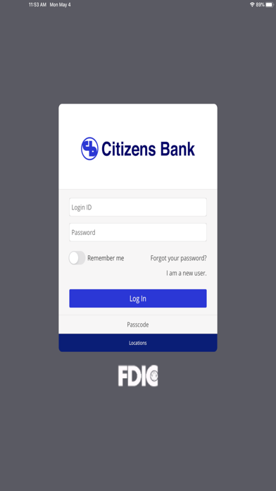 Citizen Bank Mobile App Screenshot