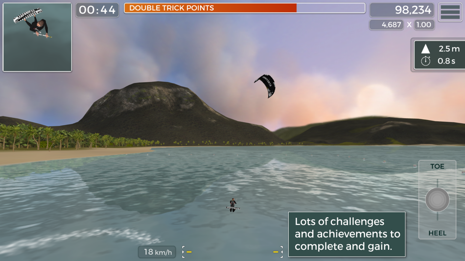#2. Kiteboard Hero (iOS) 게시자: Mind Pump Games Ltd