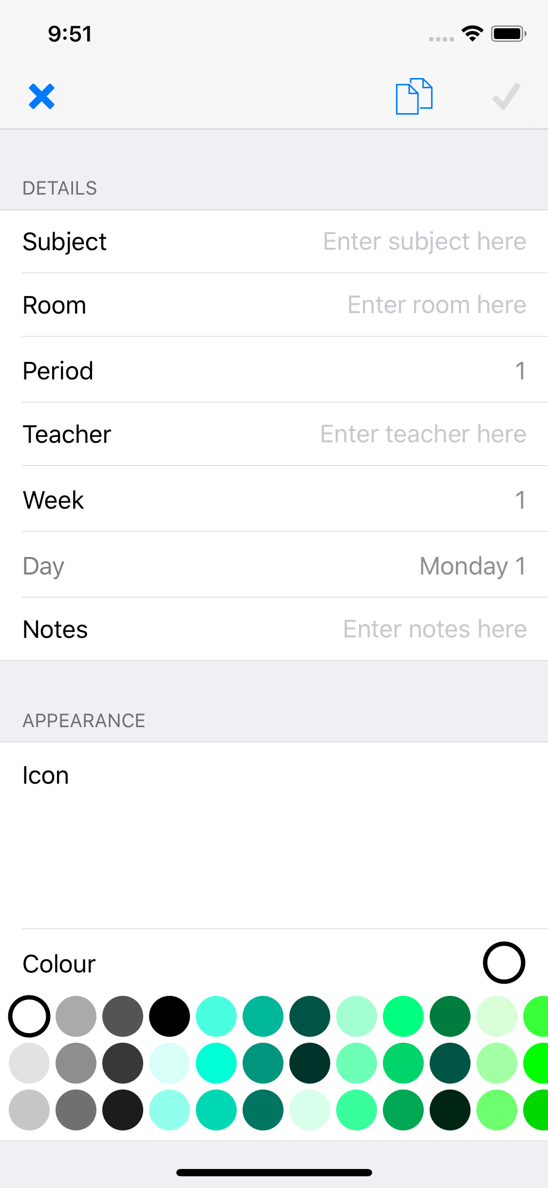 My Study Timetable