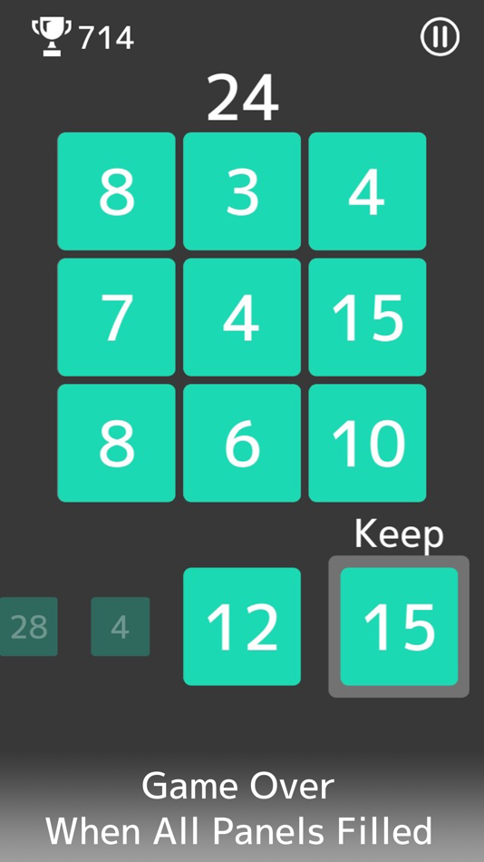 #4. Divide Number Puzzle (iOS) Podle: Nukenin LLC
