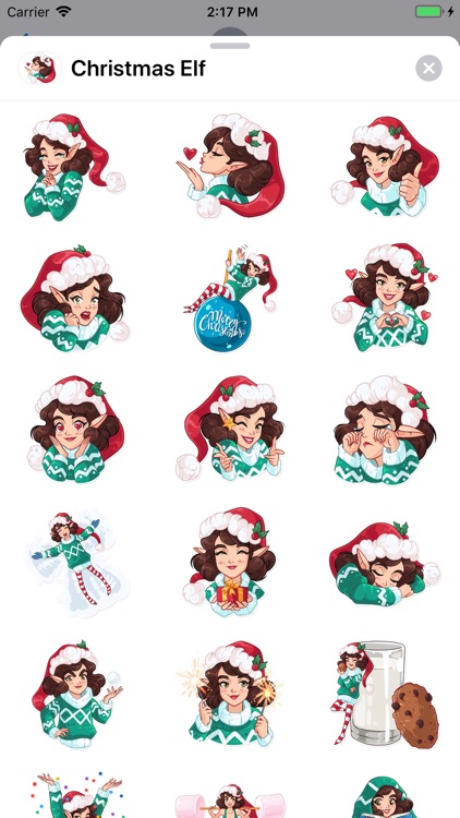 Christmas Elf Sticker Pack