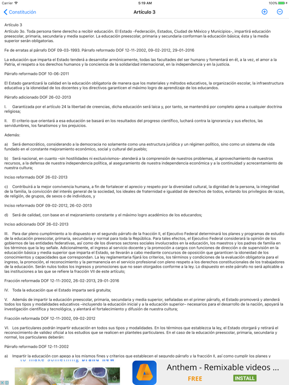 Screenshot #5 pour Constitución de México