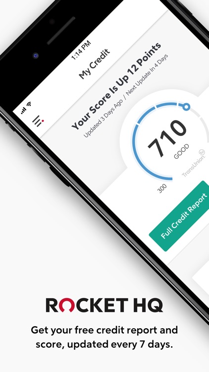 Rocket HQ: Weekly Credit Score screenshot-0