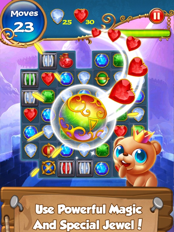 Screenshot #4 pour Jewel Magic - Match 3 Puzzle