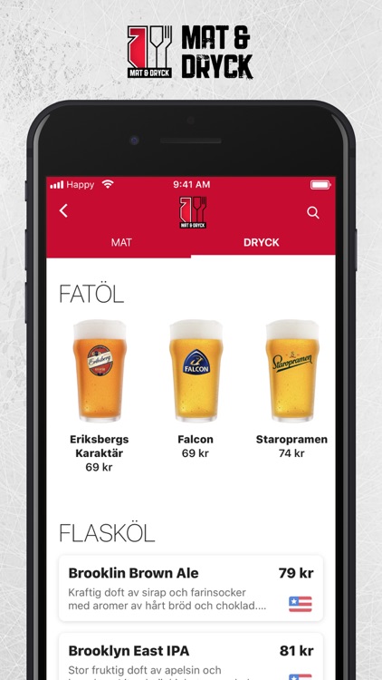 Örebro Hockey: Mat & Dryck