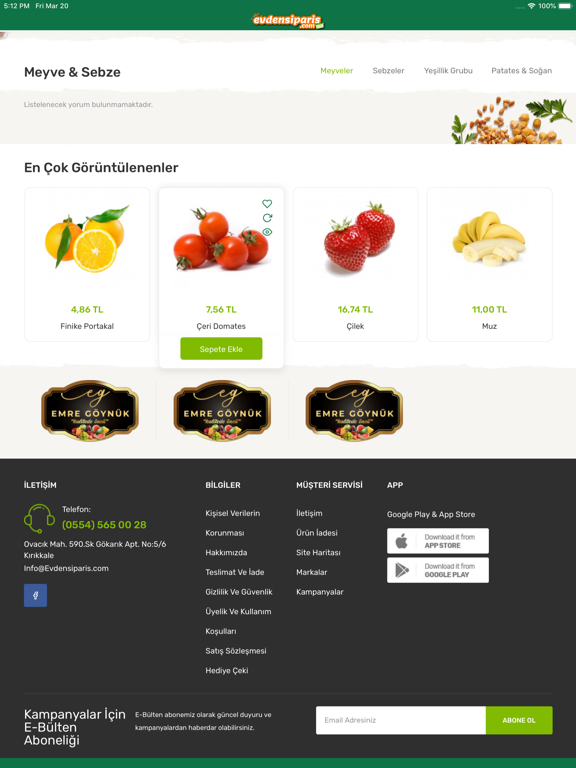Screenshot #6 pour Evden Sipariş