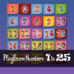 PlayLearnNumbers 1 to 25