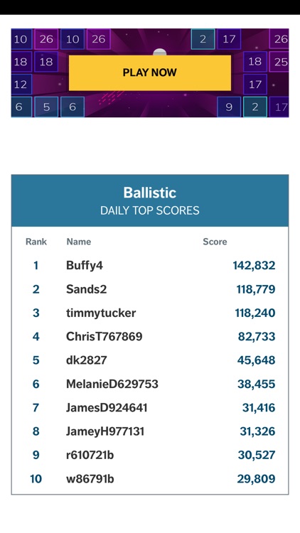 Ballistic Game