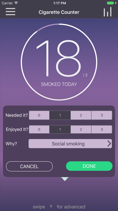 Cigs Counter screenshot